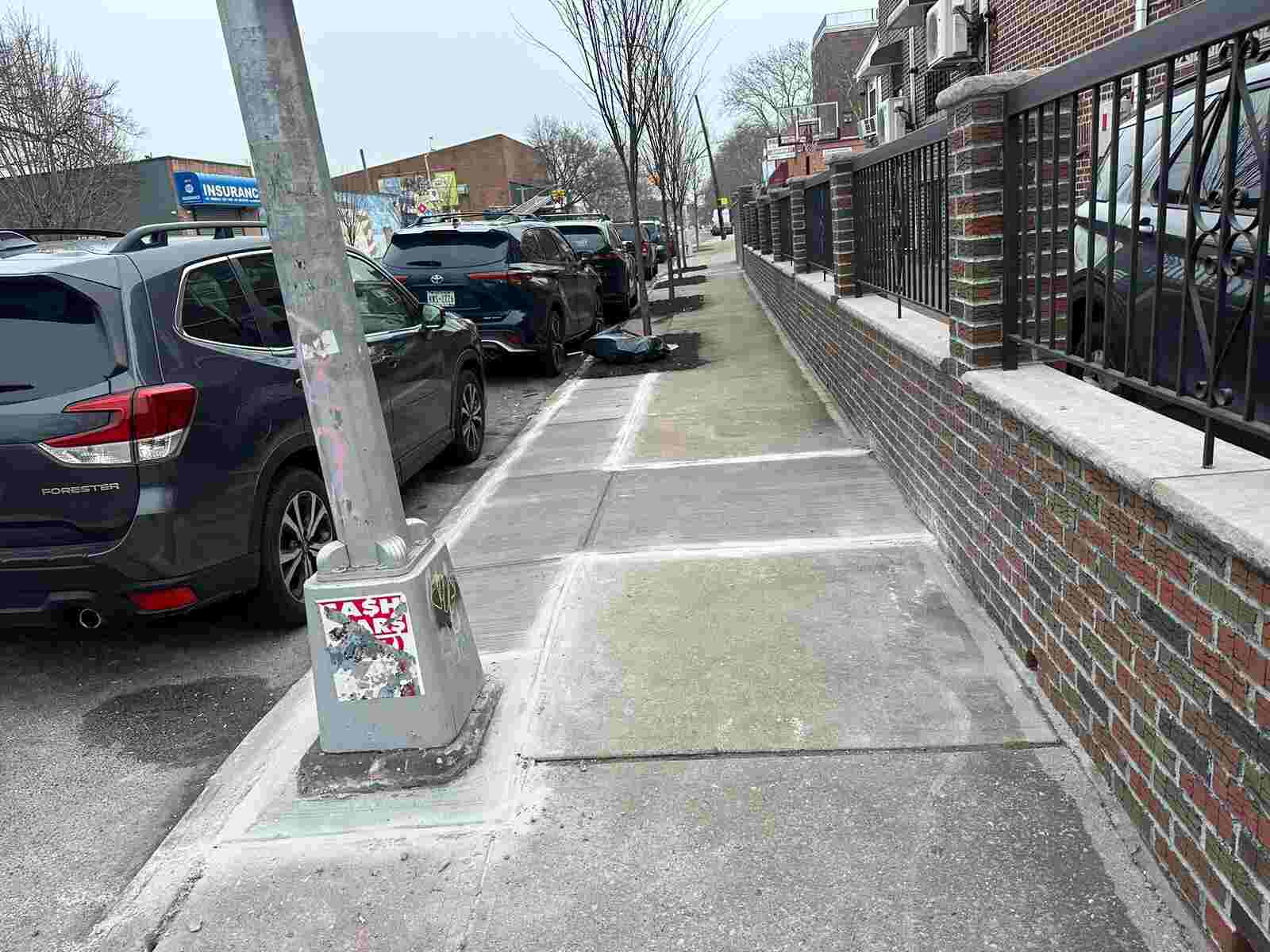 dot sidewalk violation removal nyc